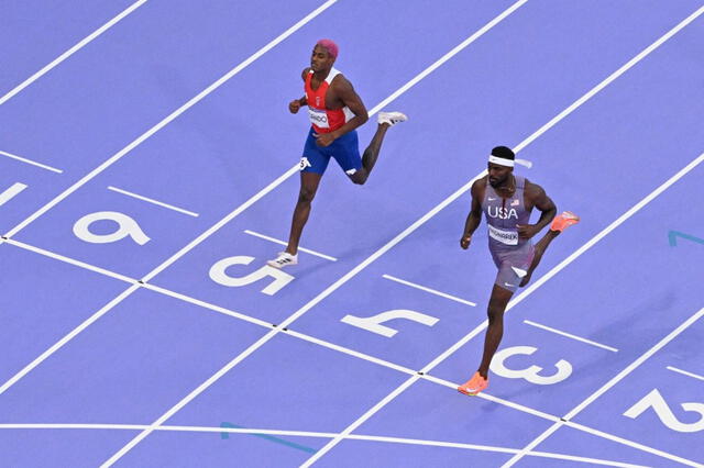 Alexander Ogando no tuvo mayores problemas para superar la primera ronda de los 200 metros. Foto: AFP   