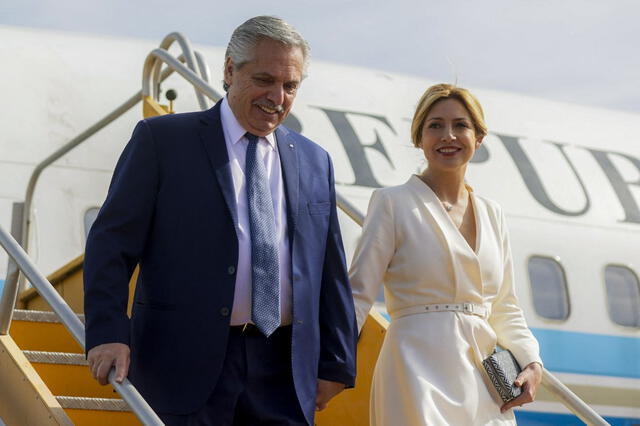 Alberto Fernández, expresidente de Argentina, y Fabiola Yáñez, actriz y periodista, comenzaron su relación en 2014, tras conocerse en 2013 durante una entrevista. Foto: AFP   