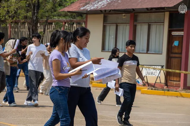  Según los reportes de la institución superior, 800 postulantes participaron en el proceso de admisión. Foto: UNAMAD    