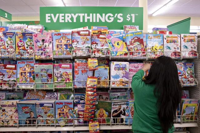  Dollar Tree se caracteriza por sus bajos precios en distintos productos. Foto: Bloomberg News    