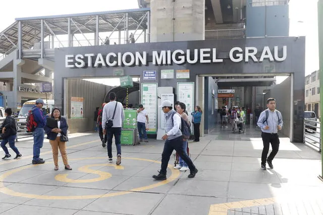 Estación Miguel Grau de la Línea 1 del Metro de Lima