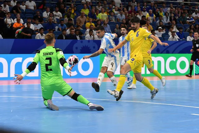 Argentina le propinó una paliza a Ucrania. Foto: selección argentina   