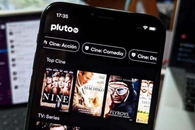  Así luce Pluto TV en celulares. Foto: Xataka 