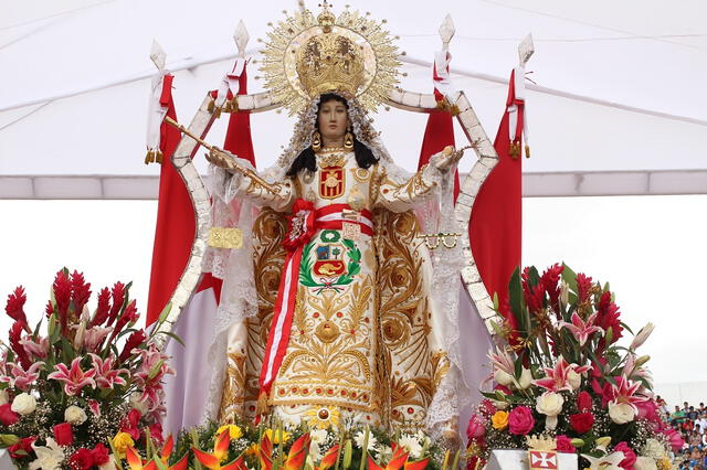 La Virgen Nuestra Señora de las Mercedes es muy conmemorada en toda la región de Piura. Foto: Andina.   