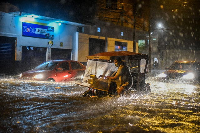 Lluvias pueden causar inundación en las zonas afectadas. Foto: difusión.   