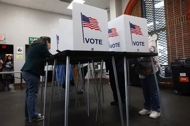 En las elecciones de Estados Unidos, solo los ciudadanos estadounidenses que tienen 18 años o más y están debidamente registrados. Foto: AFP.   