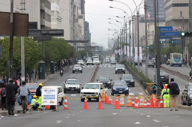 Cierre de puente Ricardo Palma