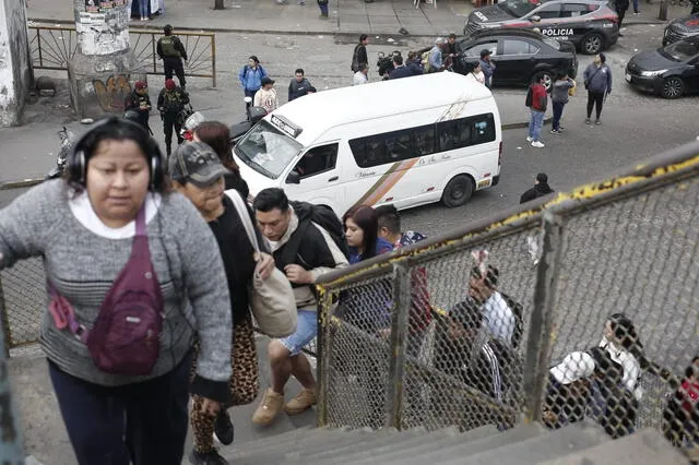 paro de transporte público