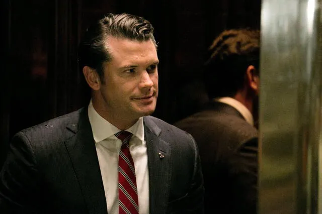 Pete Hegseth es un veterano de la Guardia Nacional del Ejército y ex presentador de Fox News. Foto: Sam Hodgson/The New York Times.   