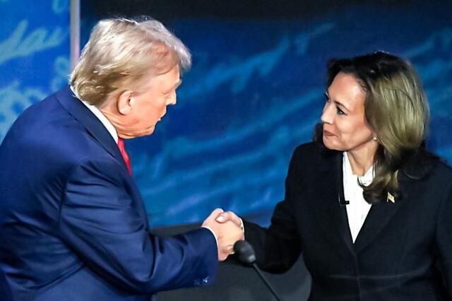  Donald Trump y Kamala Harris. Foto: Diario El Peruano   