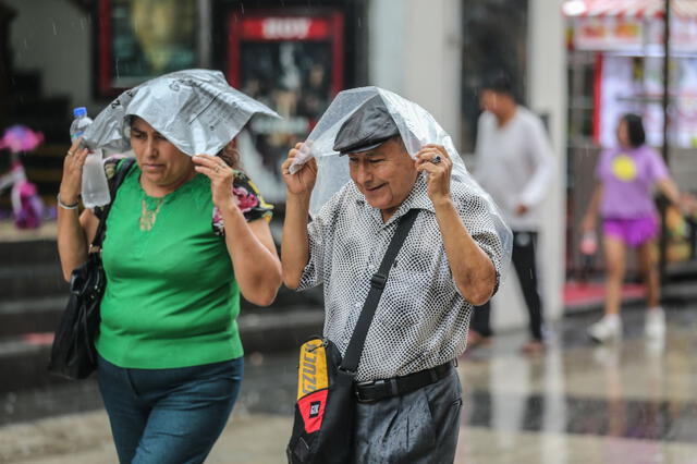  Senamhi alerta naranja por lluvias