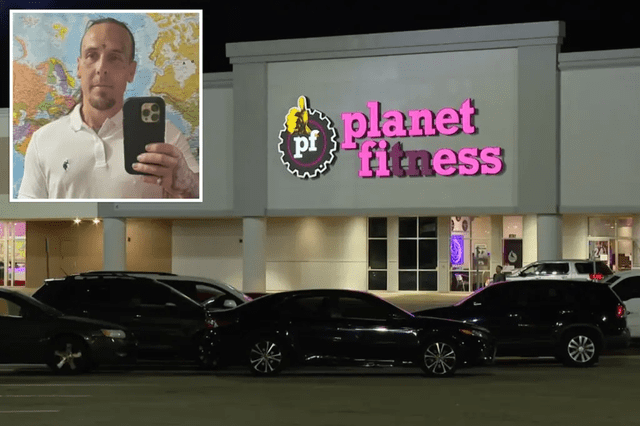 Planet Fitness de Indianápolis, gimnasio donde Sink había acudido para obtener una membresía. Foto: New York Post.   