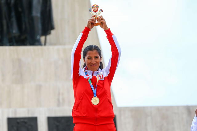 Jovana de la Cruz ganó el oro. Foto: Andina/Eddy Ramos.   