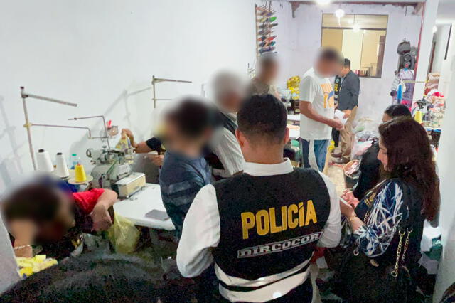 Los cinco policías fueron intervenidos por sus colegas de la PNP. Foto: Ministerio Público    