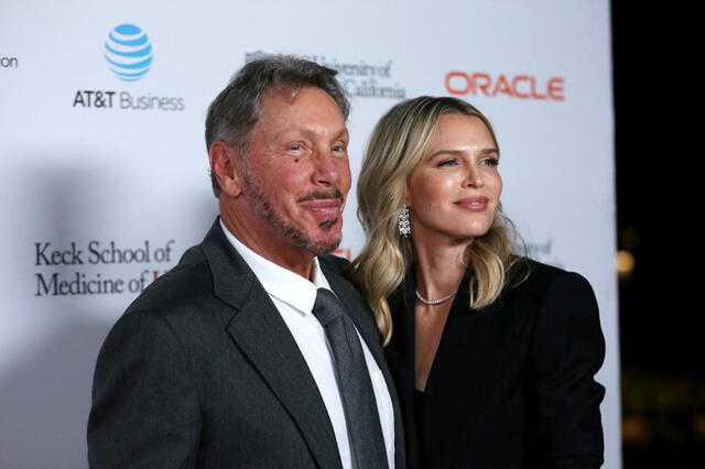 Larry Ellison el tercer hombre más rico del mundo, según Forbes. Foto: AFP.   