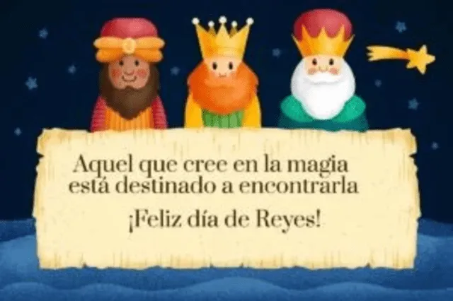   Imágenes de Feliz Día de Reyes. Foto: difusión    