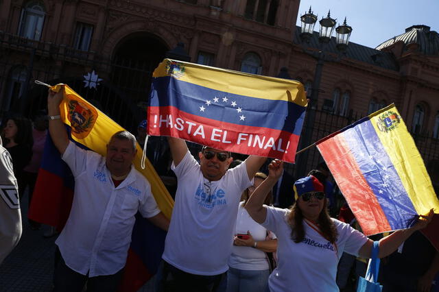  Argentina manifestó su apoyo incondicional a la causa de la democracia y la libertad en Venezuela. Foto: Clarín.    