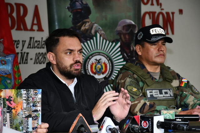 El ministro boliviano anunció el decomiso este miércoles 5. Foto: El Deber   