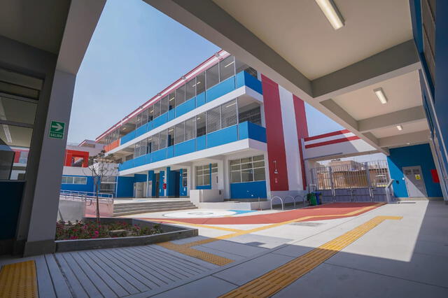 El Ministerio de Educación inauguró la nueva Escuela Bicentenario 8184 San Benito en Carabayllo. Foto: Minedu.   