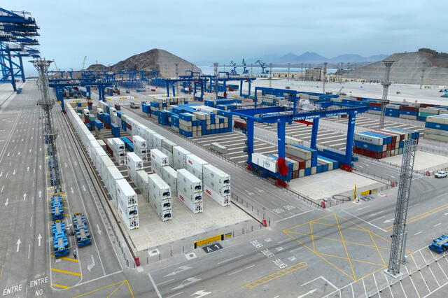 El megapuerto de Chancay crea una ruta directa con el puerto de Shanghái. Foto: Perú Retail El megapuerto de Chancay crea una ruta directa con el puerto de Shanghái. Foto: Perú Retail