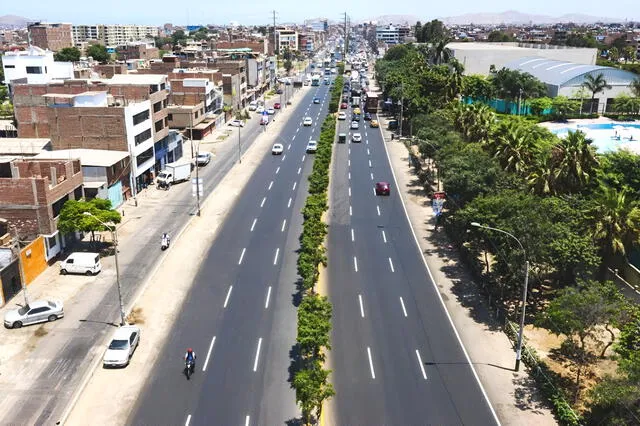 Así se vería la avenida Sol de Naranjal, en SMP. Foto: Andina Así se vería la avenida Sol de Naranjal, en SMP. Foto: Andina