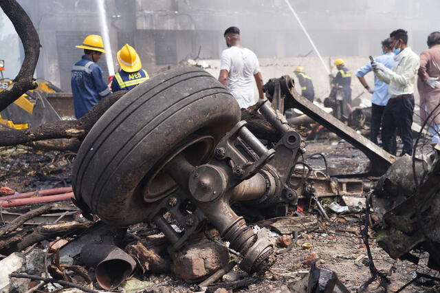 La aeronave perdió contacto a 625 pies de altitud, y el piloto envió una llamada de auxilio 9 minutos después del despegue. Foto: EFE 