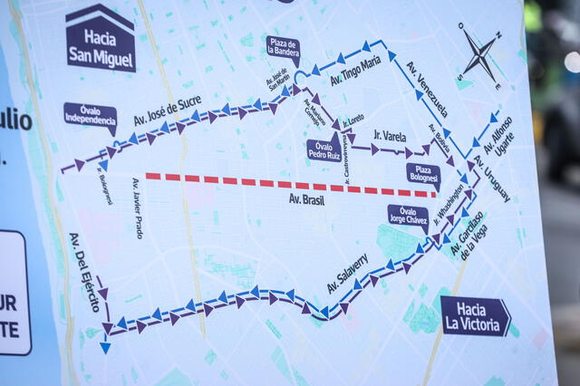 Nuevo plan de desvío vehicular en Lima por obras preparatorias para Desfile Militar. Foto: MML. Nuevo plan de desvío vehicular en Lima por obras preparatorias para Desfile Militar. Foto: MML.