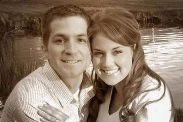  Su esposa Emily estaba embarazada del segundo hijo de John Jones cuando murió en la cueva. Foto: Daily Mail<br>    