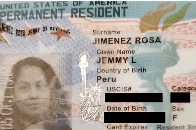  Green Card de Jemmy Jiménez Rosa. Fuente: Boston25 News   