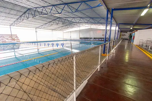 Así luciría hoy la piscina. Así luciría hoy la piscina.