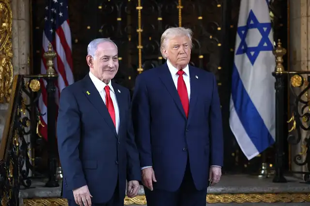 La reunión entre Trump y Netanyahu concluyó sin avances sobre Gaza. Foto: AFP<br>    