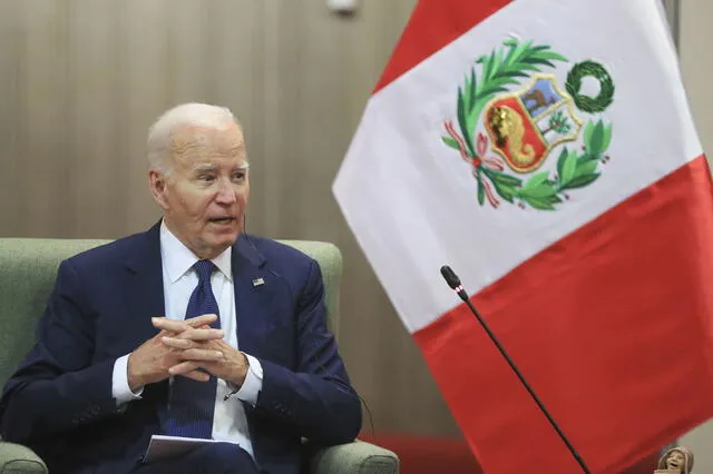 President Joe Biden on APEC forum celebrated in Peru in 2024. Photo: Andina President Joe Biden on APEC forum celebrated in Peru in 2024. Photo: Andina