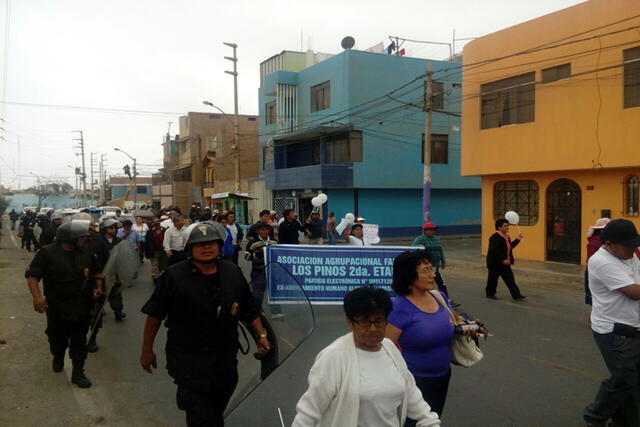 Huacho: realizan marcha pacífica para mayor seguridad [FOTOS]