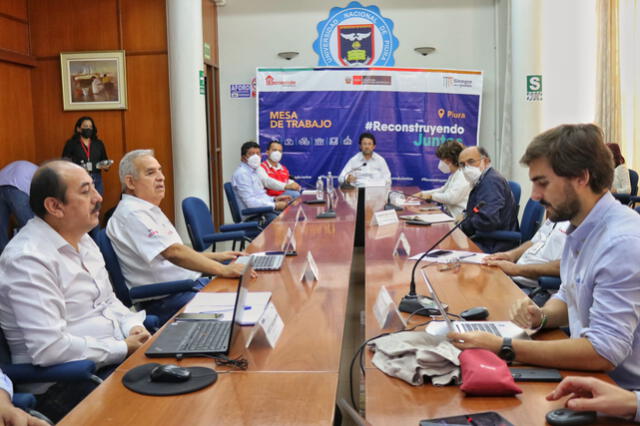 Mesa técnica de la ARCC en Piura. Foto: ARCC