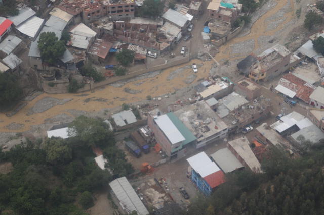 Desborde Marañon deja ailados a pueblos en La Libertad. Foto: Prensa Gore