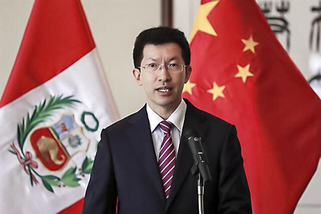 El embajador de China en Perú, Liang Yu. Foto: El Peruano