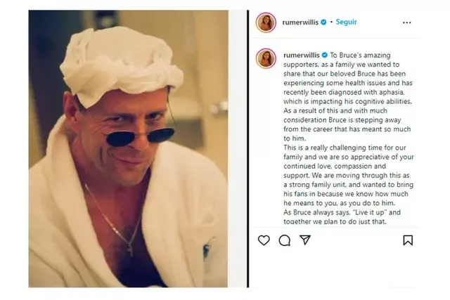 Rummer Willis, hija de Demi Moore y Bruce Willis, se pronuncia sobre salud de su padre. FOTO: Instagram