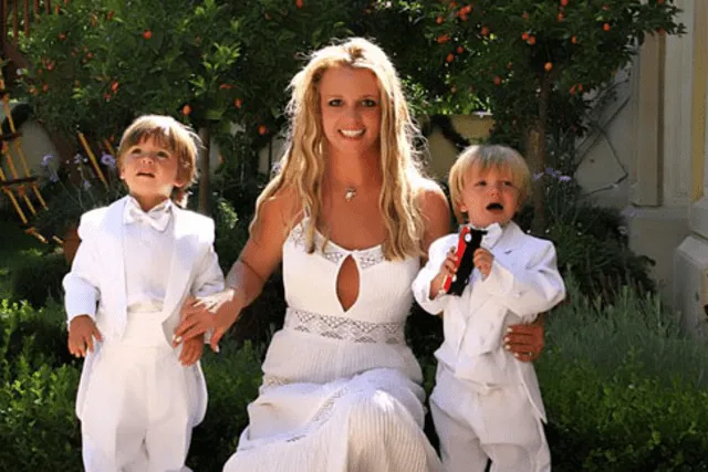 Britney Spears y sus hijos Sean y Jayden