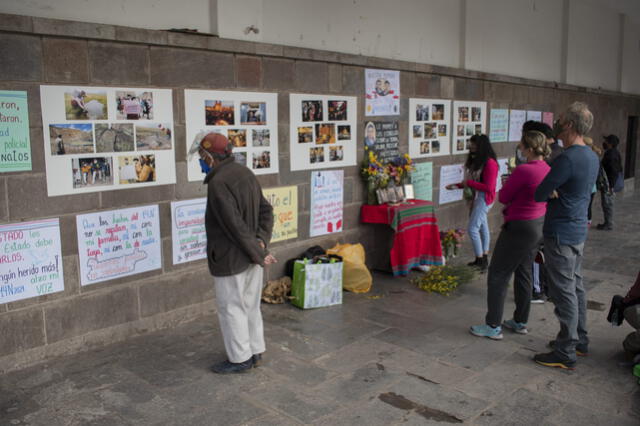 Cusco: ciudadanos realizan vigilia en memoria de Inti Sotelo y Bryan Pintado