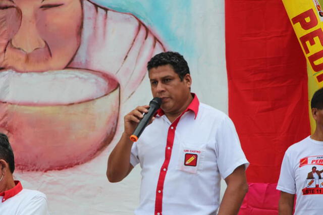 Yuri Castro fue elegido como suplente de Perú Libre en el Parlamento Andino. Foto: Facebook de Yuri Castro Romero
