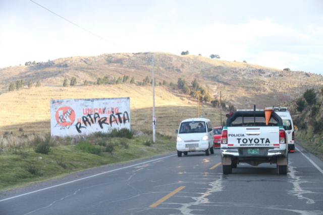Pintas en rechazo a Fuerza Popular, en Puno. Foto: La República