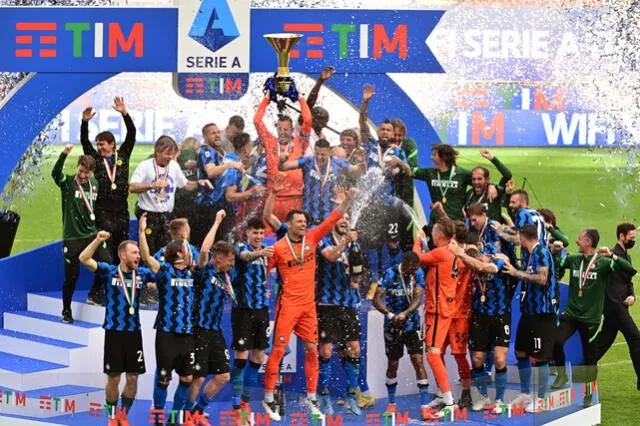 La última vez que el Inter salió campeón de la Serie A fue en el 2010. Foto: AFP/Miguel Medina