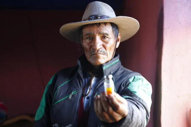 pobladores de orillas del titicaca se envenenan con agua