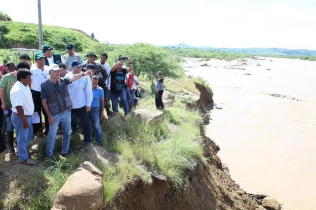 Zavala inspeccionó zonas afectadas por las lluvias e inundaciones en Tumbes