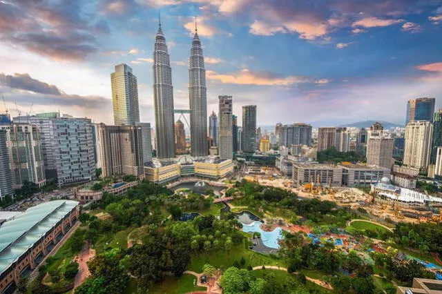 Kuala Lumpur, ciudad de Malasia.