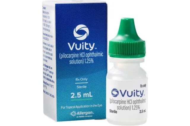 VUITY fue aprobado por la Administración de Alimentos y Medicamentos de los Estados Unidos (FDA) en octubre de 2021. Foto: Allergen