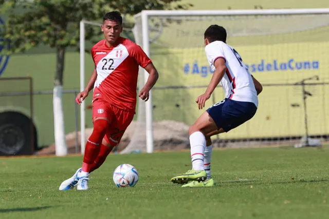 Kluiverth Aguilar es titular en la selección peruana sub-20. Foto: FPF