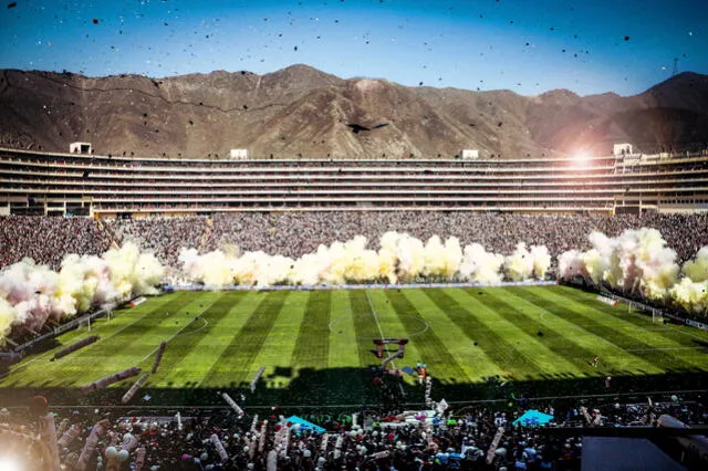 Monumental lleno. Foto: Universitario/Twitter