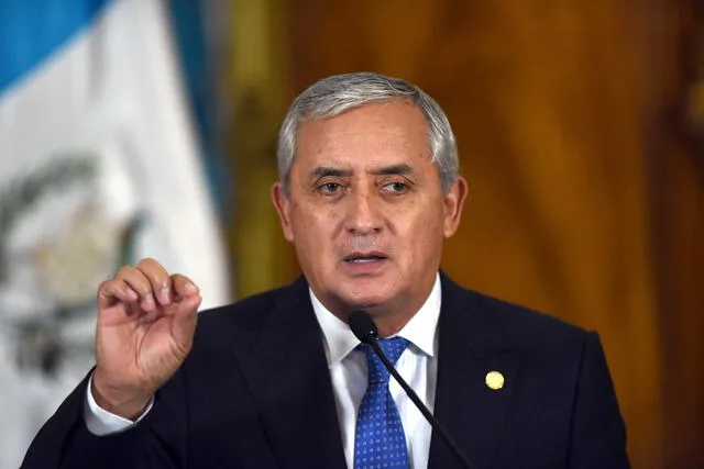 El expresidente guatemalteco Otto Pérez negó las acusaciones en su contra. Foto: AFP