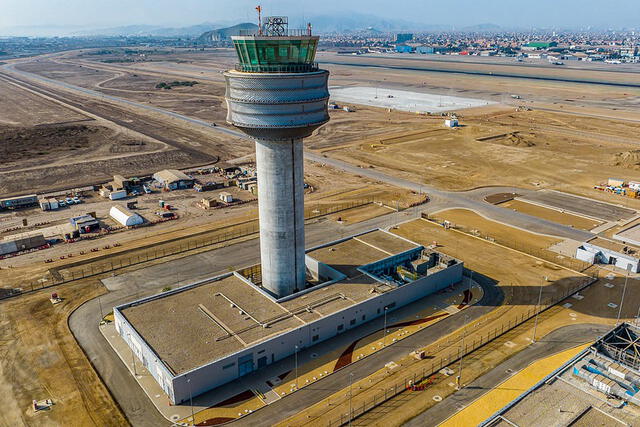 Corpac: nueva torre de control del aeropuerto Jorge Chávez estará lista en enero